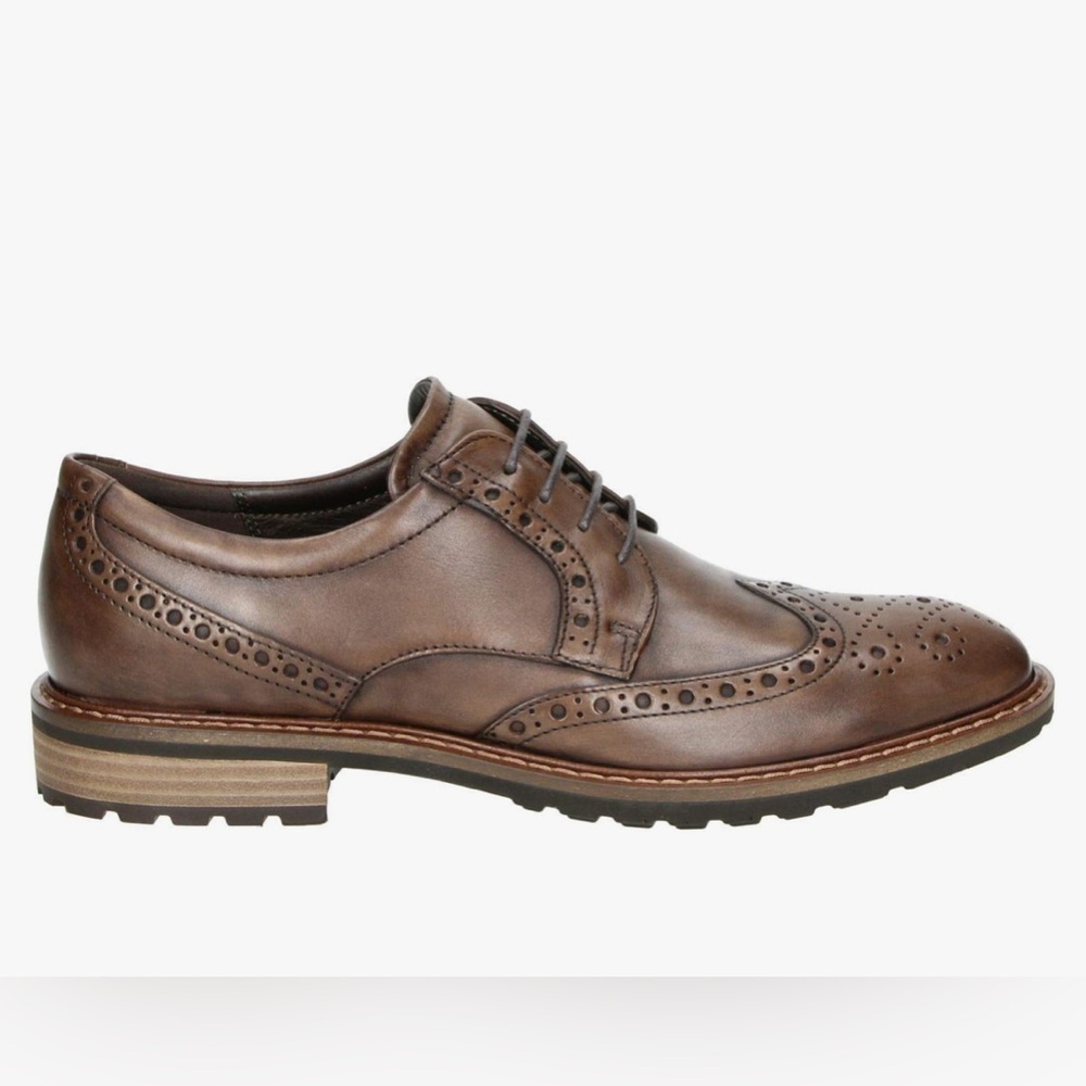 ECCO Vitrus I Wing Tip Tie Oxford para hombre 11.5   S8 - Picture 2 of 8